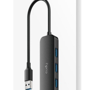 HUB CUDY UH40A / 4 PUERTOS USB 3.0/ 5Gbps