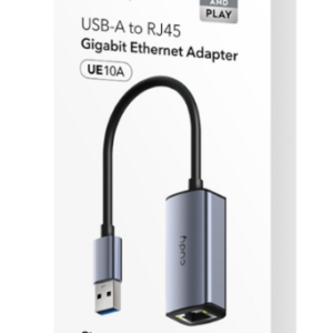 ADAPTADOR USB-A A ETHERNET RJ45 / CUDY UE10A