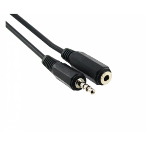 CABLE AUXILIAR AUDIO PLUG 3.5 A PLUG HEMBRA / 3 METROS