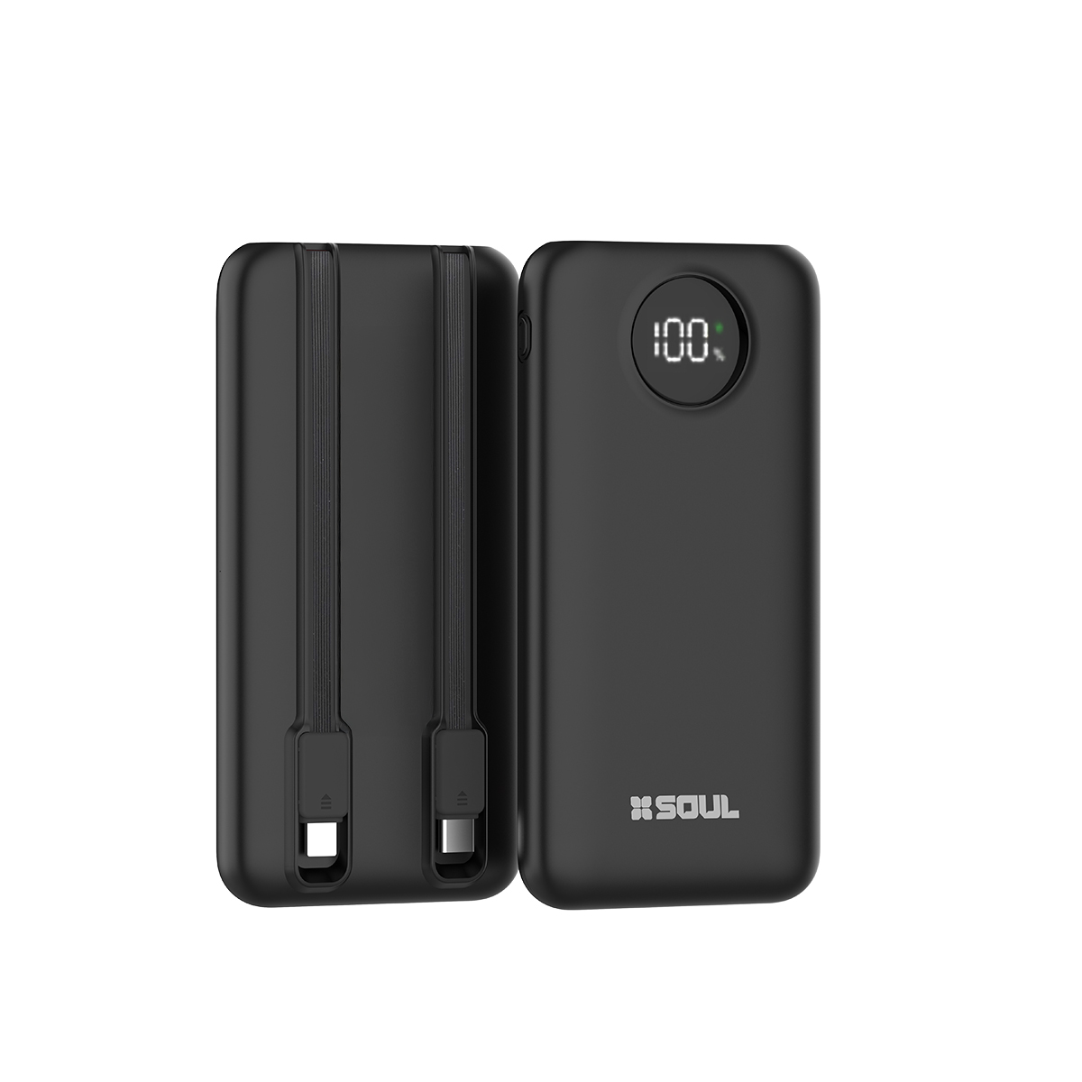 POWER BANK 10.000 CABLE TIPO-C / IPHONE 22.5W / SOUL CLASSIC 400 - NEGRO - Image 3