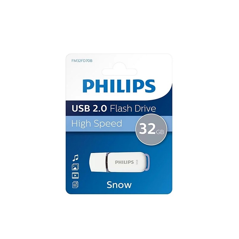 PENDRIVE PHILIPS SNOW 32.00GB / USB 2.0