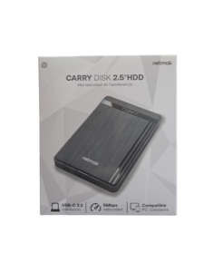 CARRY DISK NETMAK / NM-CASE-C / USB-C 3.2 / 2.5" HDD-SSD