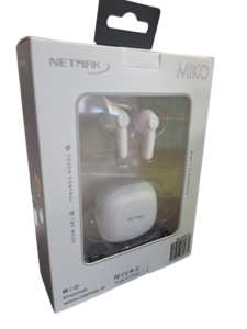 AURICULAR NETMAK NM-MIKO-W / BLANCO