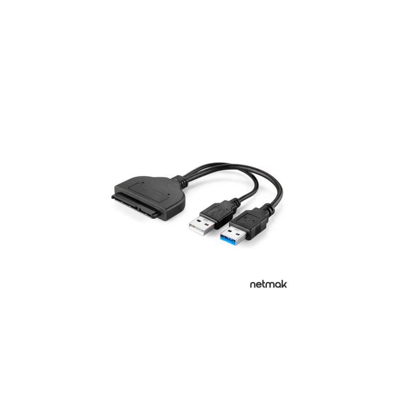 ADAPTADOR USB 3.0 A SATA / NETMAK NM-SATA3 - Imagen 2