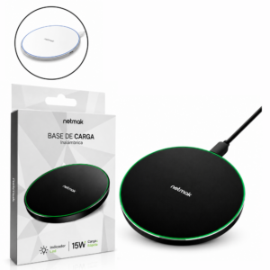 BASE DE CARGA INALAMBRICA / 15W * NETMAK NM-BC16