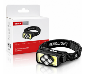 LINTERNA MINERA RECARGABLE / SENSOR DE MOVIMIENTO / SEISA KQ-K363